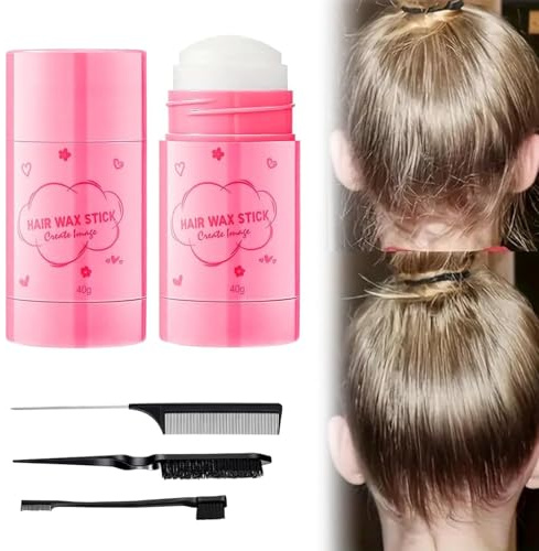 Hårvaxpinne, vaxstav för hår, 40 g, slätt pinne, vaxperuker, kantkontroll slick, styling pomade-stick, för Flyaways frizz och hårsträngar