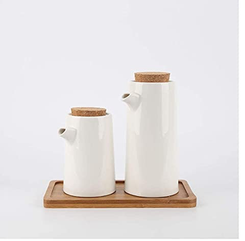 Bouteille d'huile d'olive ou bouteille de vinaigre, bouteilles d'huile en céramique, bouteille distributrice d'huile d'olive, sauce soja, vinaigre, huilier, condiments liquides, boîte de rangement