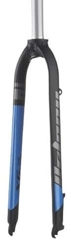 QIUSHIBO Fahrrad Gabel Fahrrad-Starrgabel 26/27,5/29 Zoll Scheibenbremse Mountain Gabel Gerades Rohr 28,6 MM Matt Leichte MTB Fahrradgabel Fahrradgabeln(29 Blue)