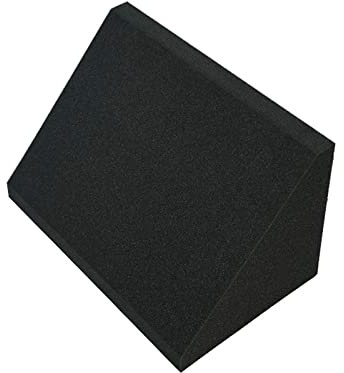 High Density Acoustic Foam for Corner,Bass Traps Sound & Fire Proofing Soundproof Wall Panels for Bedroom, Studio, Office,Black-30X30X50Cm