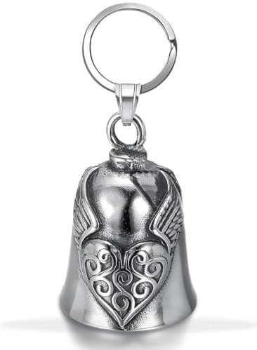 QOMJUFA Campana Moto Amuleto, Guardian Bell Moto, Llavero Moto Campana Guardiana, Anillo Colgante | Motocicletas, Vehículos Eléctricos, Bicicletas, Coches | Amuleto de Protección y Buena Suerte
