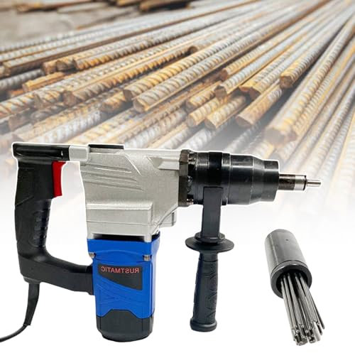 Scrostatore Ad Aghi Ad Alta Potenza Da 1100 W, Scrostatore Ad Aghi Di Livello Industriale, Scrostatore Elettrico Ad Aghi, Per La Rimozione Di Ruggine, Scorie E Vernice,110v