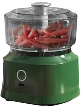 Picadora De Verduras Eléctrica - Molinillo De Ajo, Picador De Alimentos, Cortador De Verduras Multifuncional,Picadora Eléctrica De 350ml, Picadoras De Verduras De Acero Inoxidable Para Pimienta, Carne