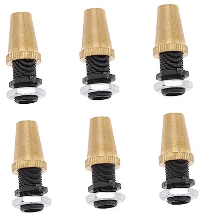 Homoyoyo 6pcs Metal Cable Gland Connectors for Pendant Lights Easy Installation Cable Locking Clips Prevents Damage for Lighting Projects and Home Decor