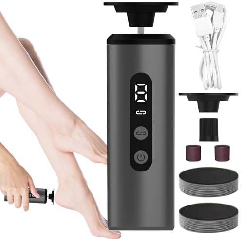Nudorpn Electric Callus Remover for Feet, Foot Plane with 9 Speeds for Callus Removal, Rechargeable Skin Scraper for Women, Men, Adults
