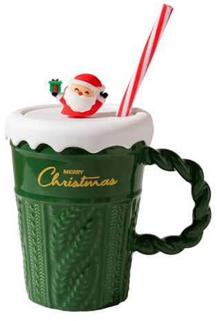 Keramik Weihnachtsbecher Mit Urlaubsmuster Zarte Urlaubskeramik Tassen Für Kaffee Weihnachtsgeschenk Häuser Büro Weihnachtsbecher Mit Deckel