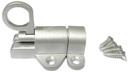 Blocco della porta scorrevole - cilindro a molla automatico, serratura in alluminio | Cancello, serratura della porta di recinzione per finestre, bilance, armadi, recinzioni in legno, robusta chiusura