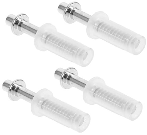 HONITANO 4 pièces Kit Pivots Supérieurs pour Porte Pliante Double Quincaillerie Robuste pour Porte de Placard Charnières Métalliques Durables pour Remplacement et Amélioration des