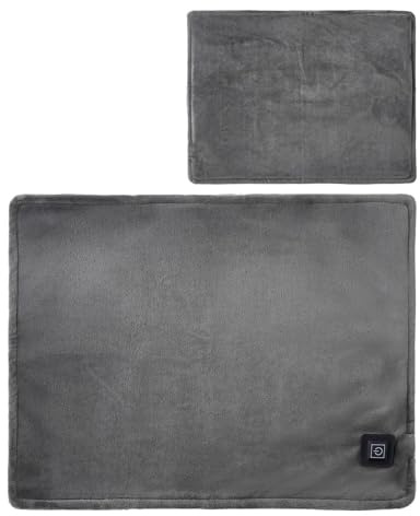 Couverture Chauffante | Douce Couverture pour Canapé,Plaquette Chauffante 3 Niveaux pour Bureau Détente Camping Maison Hiver Salon Dos Épaules Hanches Jambes