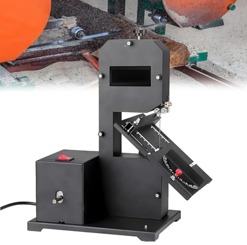 DPLWJPP Mini Sierra de Cinta Profesional de Banco Sierra de Cinta Vertical para Madera de 800w Altura de Corte de 70mm Ángulo de Corte y Mesa Ajustable de 0 a 45°