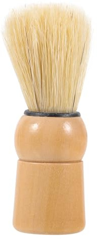 HONITANO Bartbürste mit Wildschweinborsten Effektive Bartpflegebürste für Männer Handlich und Leicht zu Reinigen für Manuelle Rasur im Salon