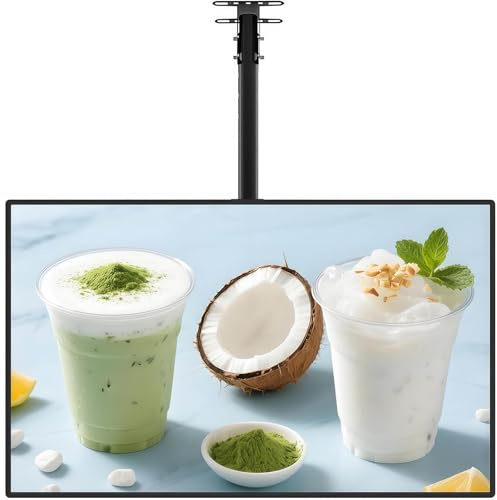 BESTXH Pannello Luminoso A LED con Cornice Ultrasottile, Tabellone Retroilluminato A LED per Menu di Ristoranti, Cartellone Pubblicitario Sospeso per Decorazioni, Mostre,Horizontalscreen,50x100cm