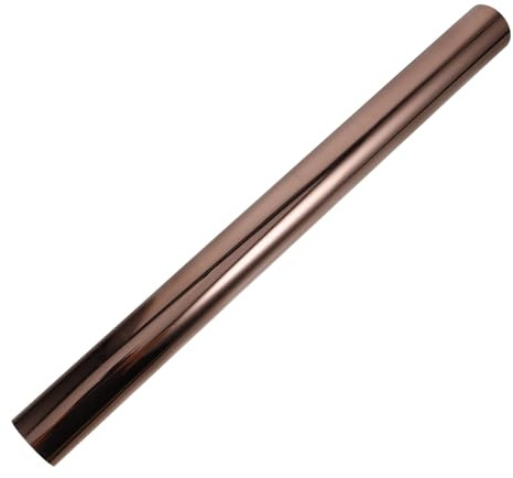EXHUMKY Película para Ventanas Unidireccional 50Cm X 500Cm Lámina Reflectante Térmica de Privacidad Protección Solar UV Película Tintada para Vidrio Efecto Espejo Control de Calor y