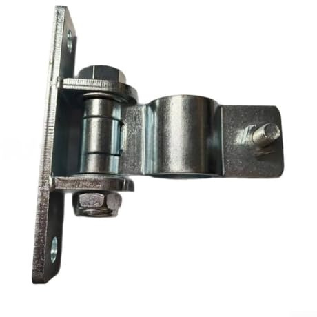 LUCKCDUO Bauernhof-Torscharnier, Rostgeschütztes Scharnier Set, robuste Karbonstahl-Zaunscharniere, rostbeständig, für sichere Bauernhof-Eingangstüren im Freien (35 mm, Silber)