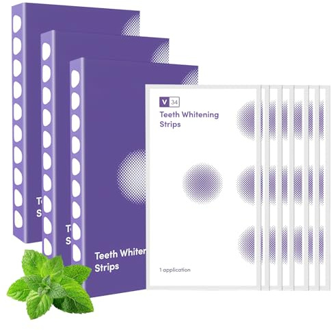 42 Pièces Bande Blanchiment Dentaire Bandes Blanchissantes Dents Teeth Whitening Strips Bande De Blanchiment Dentaire Patch Dent Blanche Élimine Les Résidus Pigments Emballées Individuellement Douces
