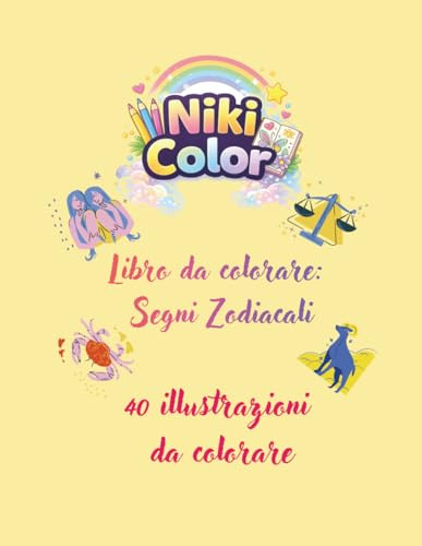 Segni Zodiacali: Libro da colorare: