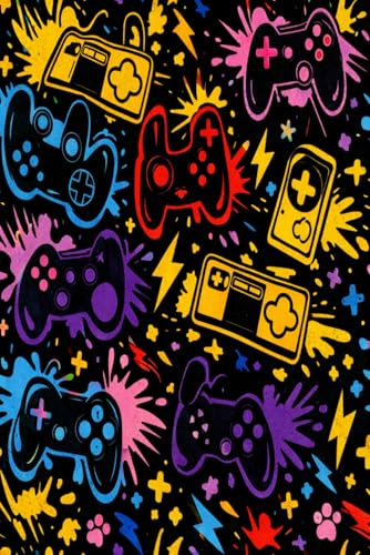 Gaming Notebook (6x9): Cool Video Game Controller Journal for Gamers | Graph Paper Notebook for School, Math and Notes | Gamer Gift for Boys and Teens | 100 Pages