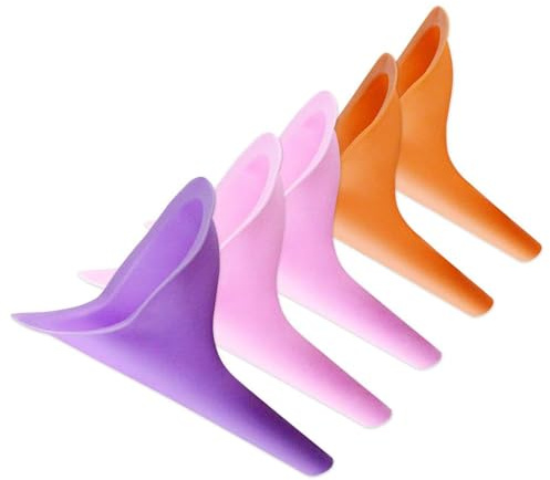 Urinella für Frauen, 5pcs Frauenurinal Camping-Toilette & Pinkelhilfe für Frauen Wiederverwendbare - Ideal für Unterwegs, Camping, Outdoor-Aktivitäten (5pcs)