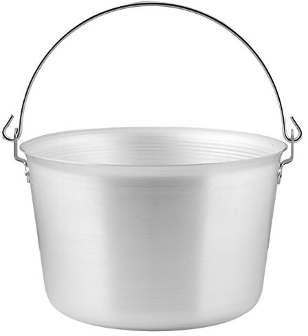 Paiolo Per Polenta Con Manico Ad Arco Spessore 3 Millimetri, Diametro 380 Mm cod.ALMA14438