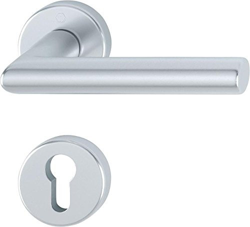 HOPPE Rosetten-Garnitur 'Amsterdam' Aluminium Natur 1400/42KV/42KVS - 1773654
