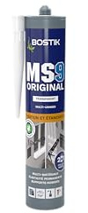 Bostik MS9 ORIGINAL Mastic Multi Usages pour Jointer et Coller | Usage Intérieur - Transparent - Cartouche de 290ml