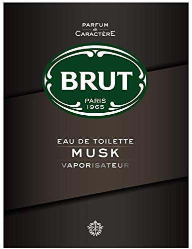 BRUT - Eau De Toilette Vaporisateur Musk 100Ml - Lot De 3 - livraison offerte