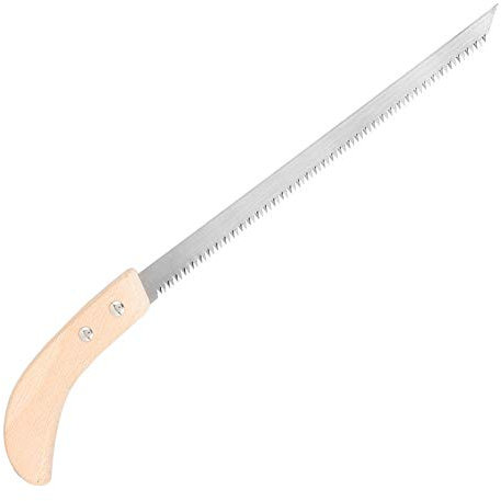 Alvinlite scie à arbre à lame étroite, scie à bonsaï scie à main étroite outil d'élagage de jardin 325mm petite scie à dents