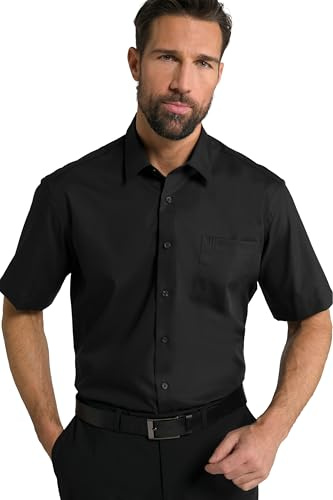 JP 1880 Hemd, Bügelfrei, Camicia 1/2 Uomo, Schwarz,
