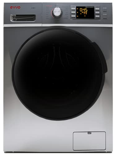 EVVO Lavadora 3.12DXe, 12 kg, 1400 RPM, Inox