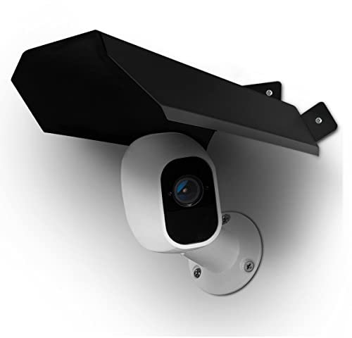 (CCTV Überwachungskamera Abdeckung) Wetterfestes Schutzgehäuse Sonnenschutz Metall Regenschutz für Bullet und Dome Kamera, Metall