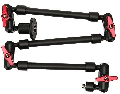 Brazo Mágico Articulado Ajustable de 31 Pulgadas, Brazo Articulado con Almohadillas de Goma Antideslizantes, Rango de Altura de 20 a 80 Cm, Capacidad de hasta 2 Kg