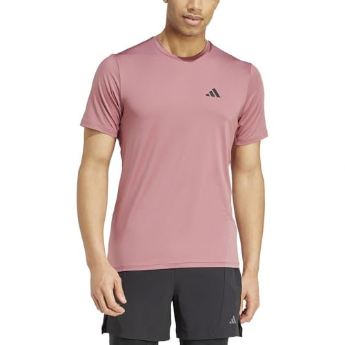 adidas Herren Train Essentials Stretch Training Tee, preloved Crimson/Black, XL