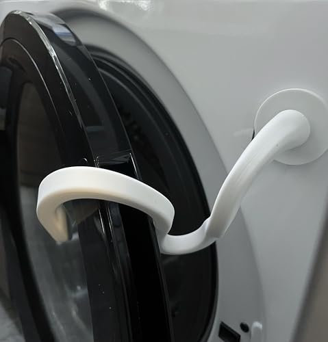 Qumox Support Magnétique pour Porte de Lave-Linge à Hublot – Flexible, Facile à Installer, Garde la Porte Entrouverte pour Éviter l'Humidité et la Moisissure – Compatible avec la Plupart des Machines