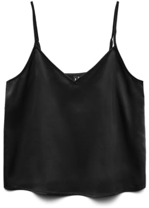 VERO MODA Vmmerle Singlet WVN Ga Noos, svart, XS