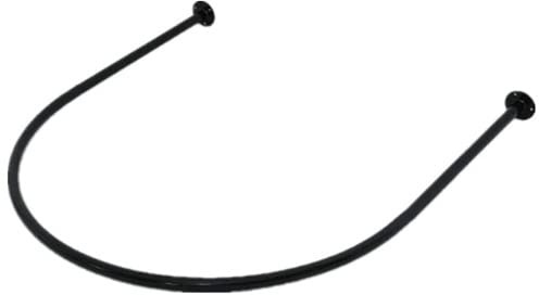 Fitting Room Gardinenstange U-Form - Beschlagraum Gardinenstange für Bekleidungsgeschäfte - Badezimmer Gardinenstange - Halbrunde Ringablage zur Wandmontage