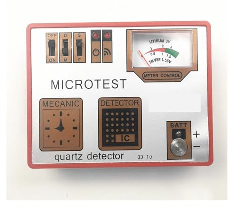 HPHPH Rilevatore di movimento orologio al quarzo Tester for batterie e impulsi Analizzatore di orologi multifunzione QD-10 e 20 Strumento di riparazione orologio