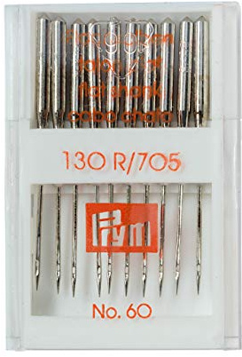 Prym 151541 Nähmaschinennadeln 130/705 Standard, 60, Stahl, silberfarbig, No no. 60