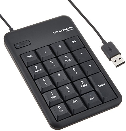 ELECOM dix membrane de clavier 10 millions de fois durci noir TK-TCM011BK (japon importation)