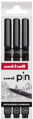 Uni-Ball 135910 - Pack de 3 rotuladores calibrados