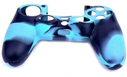 OSTENT Gel de Protection en Silicone Housse Etui Souple Pochette Compatible pour Sony PS4 Manette sans Fil - Couleur Bleu
