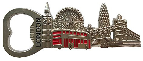 London England Kühlschrankmagnet Flaschenöffner, UK Tourist Souvenirs Kollektion, London Magnetische Aufkleber Kühlschrankmagnet Bieröffner