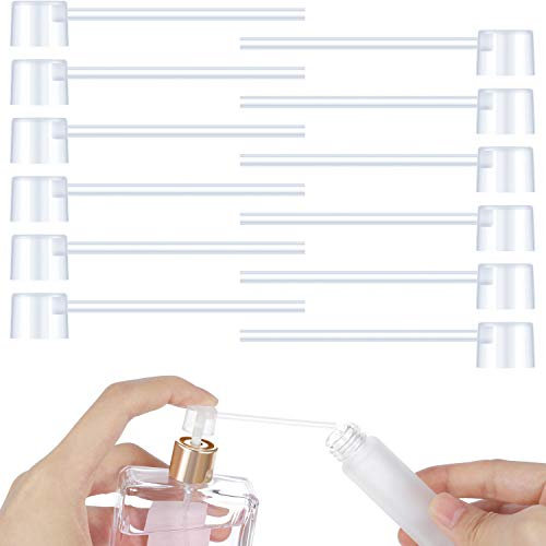 Honoson 12 Packs Perfume Dispenser Pump Perfume Refill Cosmetic Dispenser Pump Transfer Tool for Travel Refillable Spray Bottle
