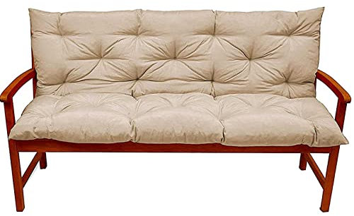 TMXK Cojin para Banco RelajaciN para Palets Asiento con Respaldo Cojin para Columpio Acolchado Hilo Cojines De Jardin