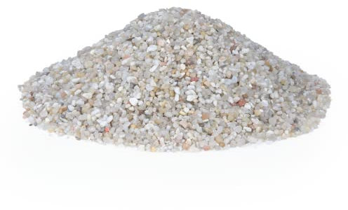 Fish Tank Gravel Aquarium Natural Substrate Perfect for Plants Growth (30kg, Light 1-3mm)