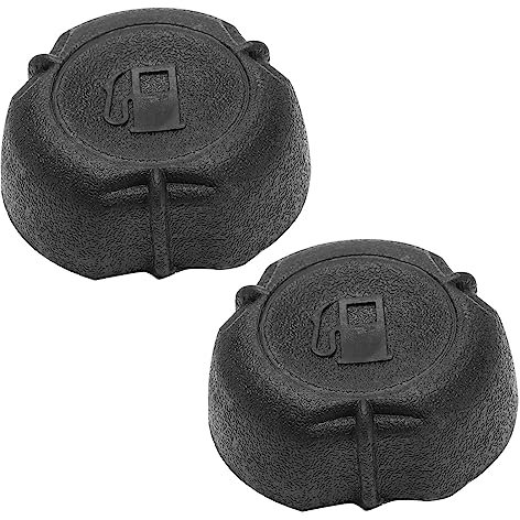 ECSiNG 2 Stück Kraftstofftankdeckel Ersatz 397974 692046 Kompatibel mit Briggs & Stratton Quantum Europa Rasenmäher Kraftstofftankdeckel aus Kunststoff