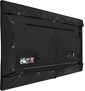 Covermates Outdoor TV Cover – Weatherproof & Water-Resistant Protection for Patio Televisions, 12-Gauge Vinyl, Locking Drawcord, All-Weather Outdoor TV Cover, 36-41 Inches, Black