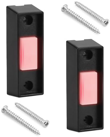 ULXIOM Garagentor-Wandknopf passend für Genie 29599S verdrahtete Serie II, beleuchteter Druckknopf-Garagentoröffner, 2 Packungen