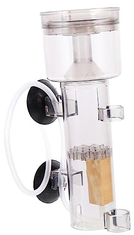 minkissy Skimmer de proteínas Soporte de Acuario de 29 galones Mini filtros de proteínas de Acuario Piedra Acuario Separador de proteínas Vidrio Tanque de Peces Skimmer de proteínas purificador de