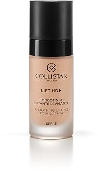 Collistar Fondotinta Lift HD+ Effetto Lifting, Texture Fluida e Cremosa, Lunga Durata, Waterproof, SPF 15, 3N Naturale, 30 ml