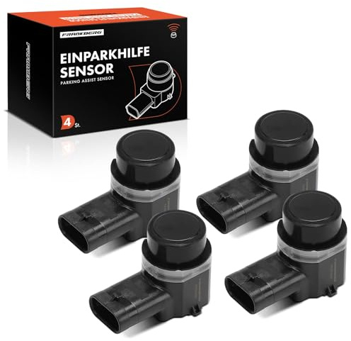 Frankberg 4x Parking Assit Sensor 3-Pin Front Axle Rear Axle Compatible with Golf Plus 521 5M1 A3 Cabriolet 8P7 A3 8P1 T.i.g.u.a.n 5N P.a.s.s.a.t 362 Replace# LR024299